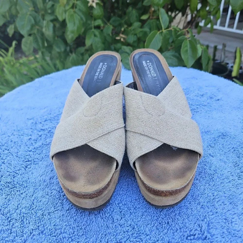 Donal J Pliner wedge sandals